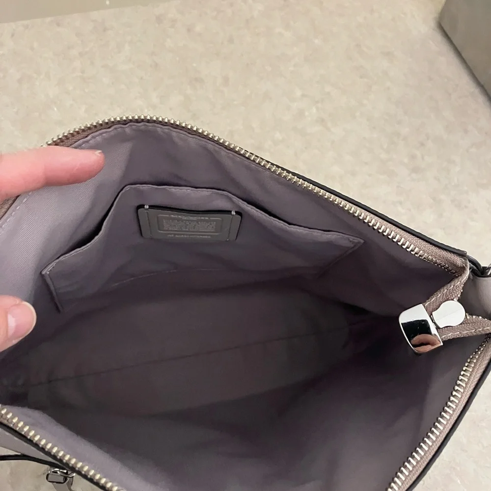 Coach Mae File Grey Birch Crossbody Bag - Picture 6 of 6